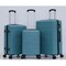 STARLIFE 3 Piece ABS Hard side Trolley Luggage Set Spinner Wheels with Number Lock