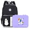 Eazy Kids Vogue School Bag wt Bento Lunch Box - Black