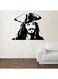 Spoil Your Wall Johnny Depp Pirates Of The Carribean Wall Sticker Black 60x50cm