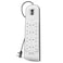Belkin 8-Outlet Surge Protection Strip with USB &amp; Power Cord (2 m)