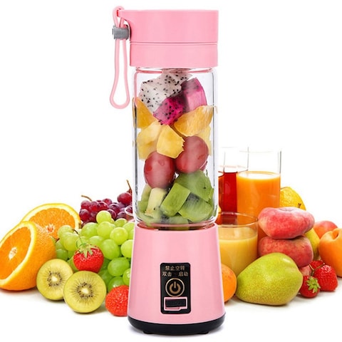 Generic - Portable blender usb mixer electric juicer machine smoothie blender mini food processor personal blender cup juice blenders,Pink