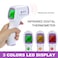 Generic-Multicolor LED display of Oximeter Digital Forehead Thermometer Non-contact Infrared Thermometer and Digital Fingertip Pulse Oximeter SpO2 Blood Oxygen Sensor Saturation PR Pulse Rate Monitor