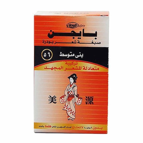 صبغة شعر بيجن بودرة دائمة - 10 جرام - بني متوسط