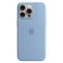 Apple Silicone Case Cover With MagSafe For iPhone 15 Pro Max Winter Blue