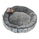 Aahh&hellip; Snuggly L46 X w36 X h42Cms Flannel Blue Grey Paw &amp; Bones