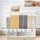Generic Wall Mounted Dry Food Dispenser - Whole Grains Rice Bucket Rice Storage Tank, Space Saving Containers For Convenient Storage Of Rice Nuts Beans Cereals And Free Control Of Cereal Output