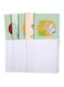 Lowha Set Of 5 Spiral Notebooks For School, 60 Sheets With Hard Paper Covers For Arabic, Science, Chemistry, Physics, Biology With A Set Of School Supplies
