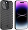 Monocarbon Real Carbon Fiber Case For iPhone 14 Pro Max Cover [Magsafe Compatible] Military Grade - Matte Black