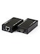 Generic - HDMI Extender Transmitter And Receiver Black