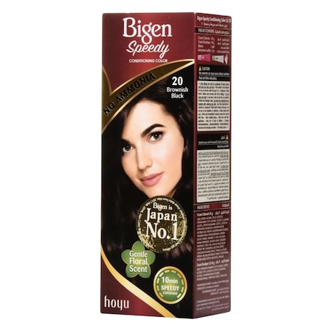 Bigen Brownish Black Hair Color No. 20 N/A
