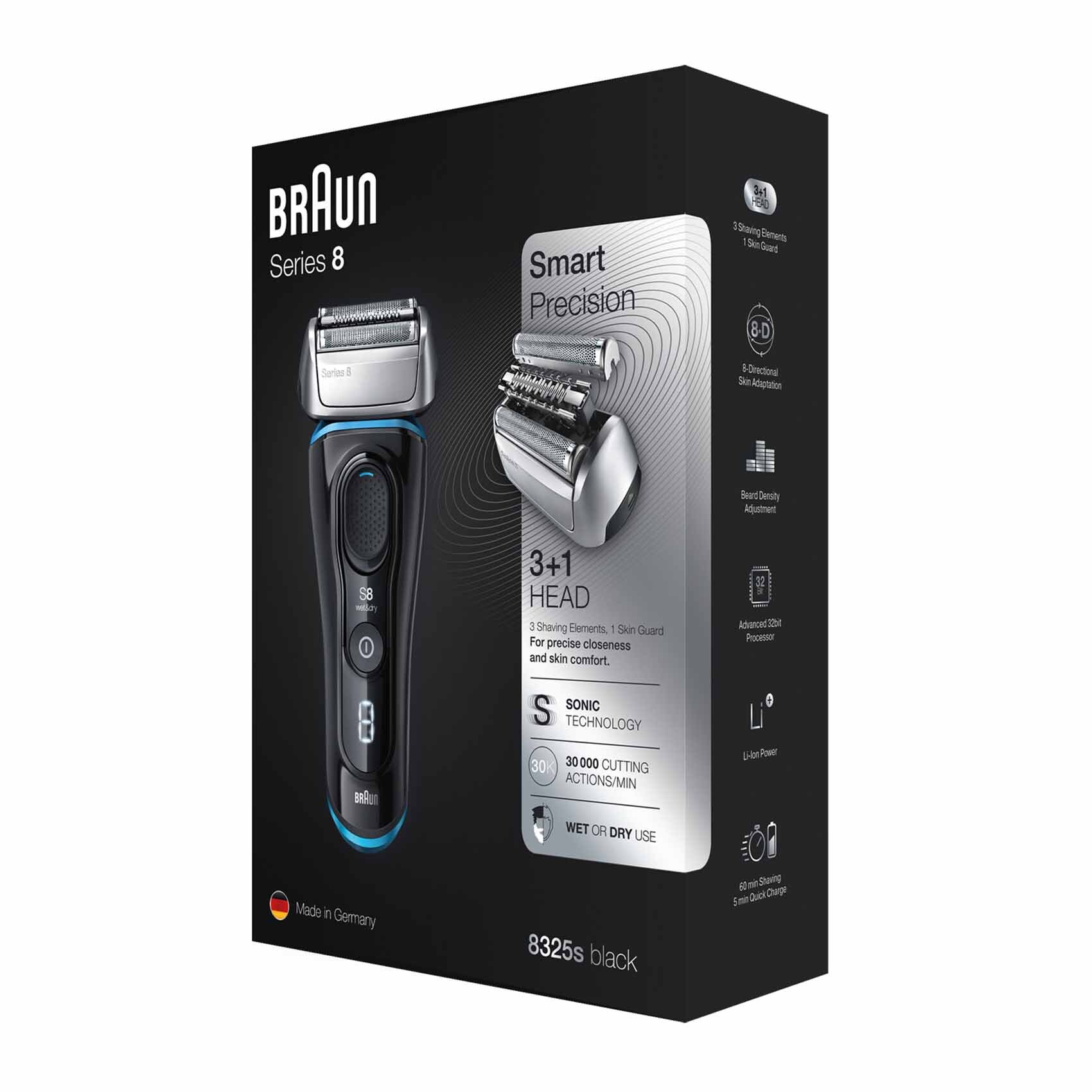 BRAUN - BRAUN シリーズ8 8325S e-TREND｜ブラウン 8325S-V [シリーズ8 電気シェーバー]