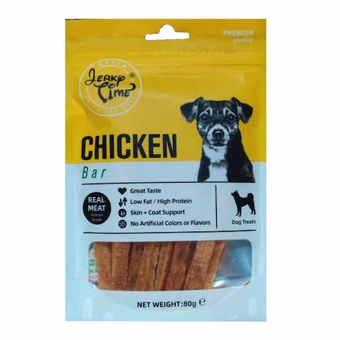 Jerky Time Chicken Bar Dog Food 80g