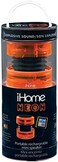 iHome IM60ENE Portable Rechargeable Mini Speakers (Neon Orange).