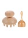 Wooden Handheld Massage Cup, Mushroom Wood Therapy Tool Lymphatic Drainage Massager Tools, Wood Cupping Therapy Massage Tools for Maderoterapia Kit，Manual Body Sculpting Tools,Anti-Cellulite Cup