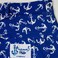 AnemosS Anchor Patterned Men&#39;s Shorts - M, Custom Design, Marine Theme, Cotton Short, Zippered, Comfortable, Medium Size