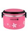 Royalford Round Lunch Box Pink/White/Black 1L