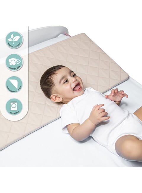 Moon Crib Wedge For Reflux Colic Cotton Waterproof Covers Baby Sleep Positioner For Over Or Under The Mattress Newborn S Sleep Solution