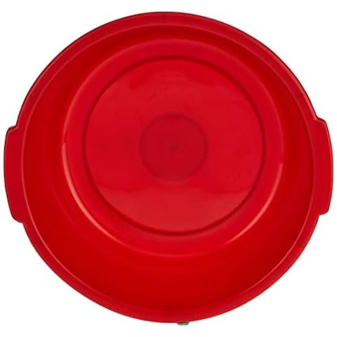 Cosmoplast 10&quot; Round Plastic Basin Tub 3.5L, Red, Ifhhbs004Rd, Round Basin