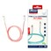 mpBLBERRI BLB-U341 Type-C To Lightning PD Cable 1 Meter, White &amp; Pink