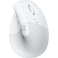 Logitech Lift Vertical Ergonomic Mouse, Wireless, Bluetooth or Logi Bolt USB receiver, Quiet clicks, 4 buttons - Off White
