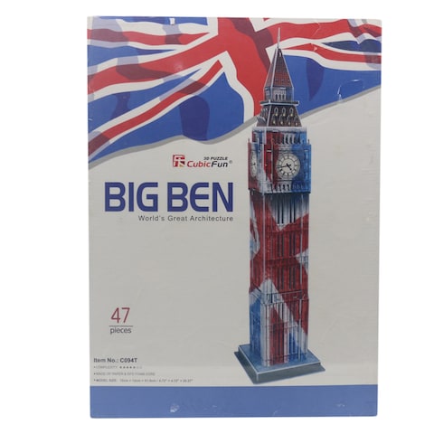 Cubic Fun C094T Big Ben 3D Puzzle 47 Pieces