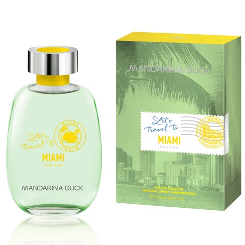 Mandarina Duck Let&#39;S Travel To Miami For Man for Men Edt 100ml