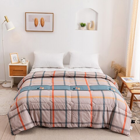 RISHAHOME King Size Multicolor Comforter (220x240 cm) Smalt Blue