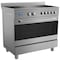 Midea Ceramic E-Cooker VSVC96048 Silver/Black 90x60cm