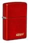 Zippo 49475ZL Metallic Red Zippo Lasered Windproof Lighter