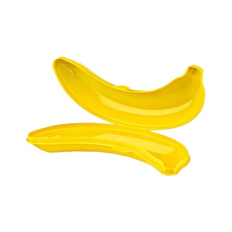 Titiz Banana Shape Storage Box - 500 Ml - Yellow