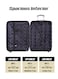PARA JOHN  3-Piece Hard Side ABS Luggage Trolley Set 20/24/28 Inch Champagne