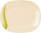 Royalford Rf8089 14" Melamine Ware Super Rays Oval Plate - Pasta Plates, Plate With Playful Classic Decoration, Dishwasher Safe, Ideal For Soup, Desserts, Ice Cream And More (Green)