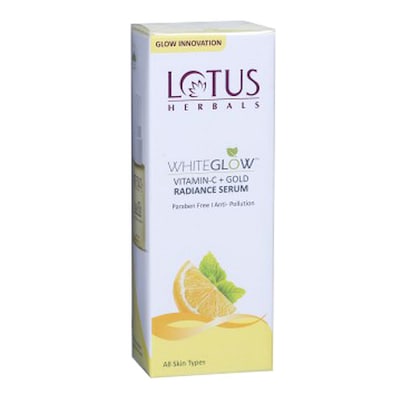 Lotus Herbals WhiteGlow Vitamin C + Gold Radiance Serum Clear 30ml