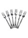 Delcasa 6-Piece Table Fork Silver