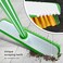 Kress Kleen Broom Indoor Hard Bristle - Cadet (Green)
