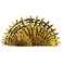 Glitz Gold Hanging Foil Fan Centerpiece