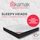 Karnak Home Sleepy Heads Bonnell Spring (Medium Feel) Spine Support Mattress With 2 Free Pillows, 5 Years Warranty, Thickness 23Cm (Short King - W150 X L190Cm)