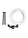 Generic LED Ring Light With Tripod Stand Black