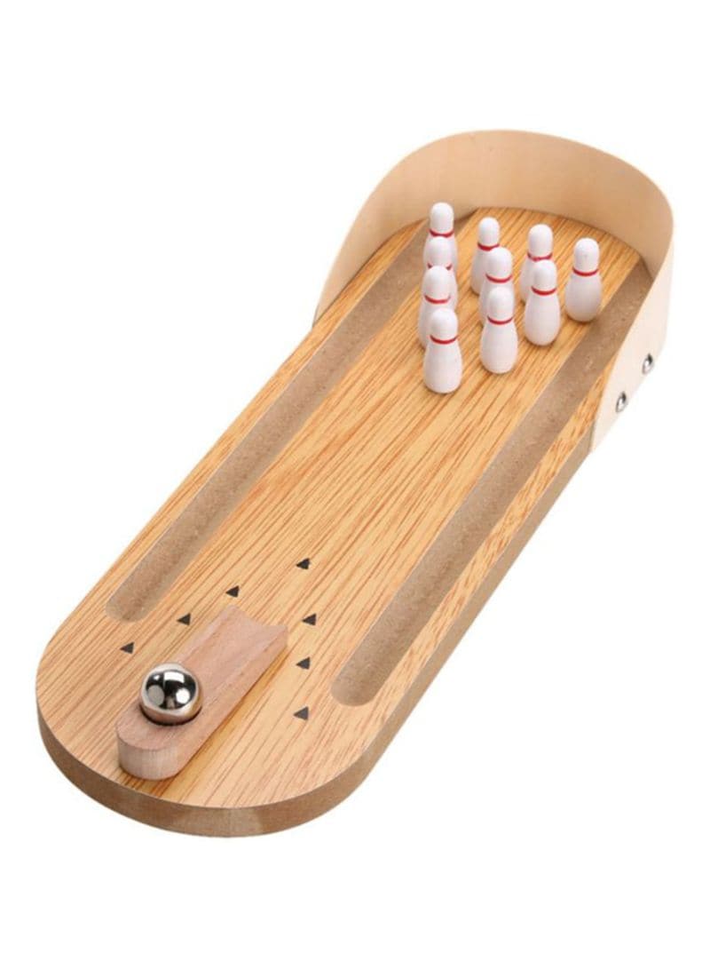 Buy Generic Wooden Desktop Mini Bowling Games For Children ...