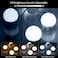 Generic-White LEDs Vanity Mirror Lights Kit with 10 Light Bulbs 3 Color Modes &amp; Dimmable 10 Brightness Levels USB Powered Mirror String Light for Makeup Dressing Table