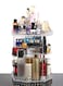 Generic 360-Degree Crystal Rotating Makeup Organiser Box Clear