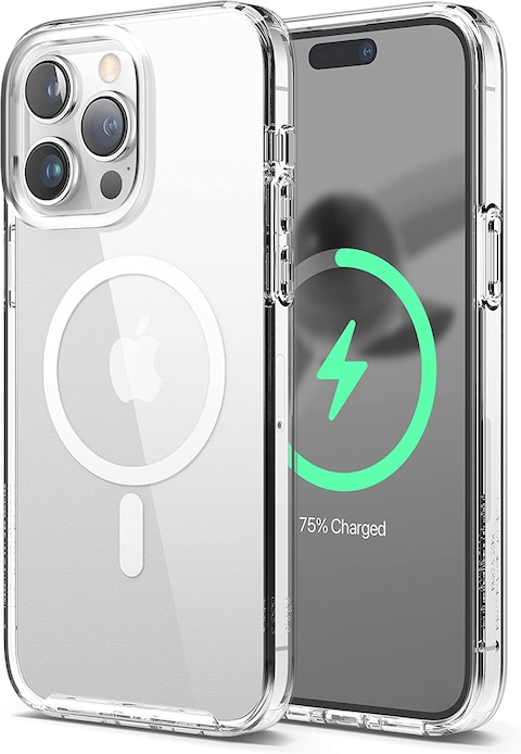 Elago MAG Hybrid for iPhone 14 Pro Max case cover compatible with MagSafe - Transparent