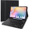 keyboard Case Compatible with Samsung Galaxy Tab S6 Lite 10.4 Inch Soft TPU Back Cover Wireless Bluetooth Keyboard Case Cover For Galaxy Tab S6 Lite, Black