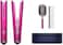 Dyson HS03 Corrale Straightener With Detangling Comb &amp; Paddle Brush, Fuchsia/Bright Nickel - International Version