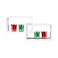 Square Wall Shelf Black Pack of 2