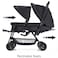 Teknum Double Stroller Combo - Black