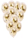 12-Piece 12inch Gold Confetti Balloon Set