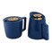 Alsaif deva vacuum flask 2 in 1 blue gilded color 0.5 + 0.5 L 