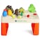 Little Story ROLE PLAY DINOSAUR WORLD TOY SET  (17 Pcs) WITH INBUILT LIGHT &amp; SOUND VOLCANO &amp; DOUGH- White, 2-IN-1 Mode