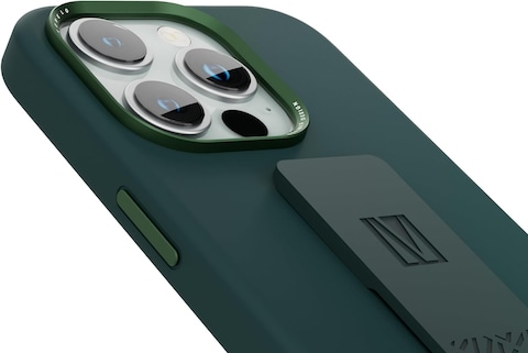 Levelo Morphix Silicone Case For iPhone 15 Pro With Reinforced Corners, Smooth Silicone Grip, And Anti-Scratch Protection For Ultimate Durability And Convenience (Green)